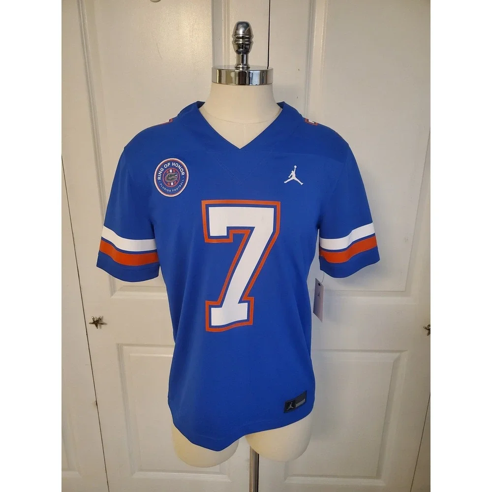 NIKE Jordan Brand Florida Gators DANNY‎ Wuerffel #7  Ring Of Honor Jersey Size M